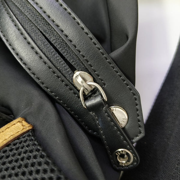Nylon Backpack Black