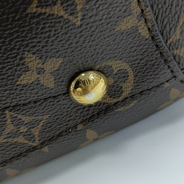 MONTAIGNE MM Monogram Coated Canvas Brown