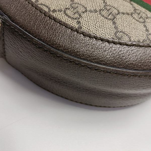 Ophidia Mini Monogram Coated Canvas Beige