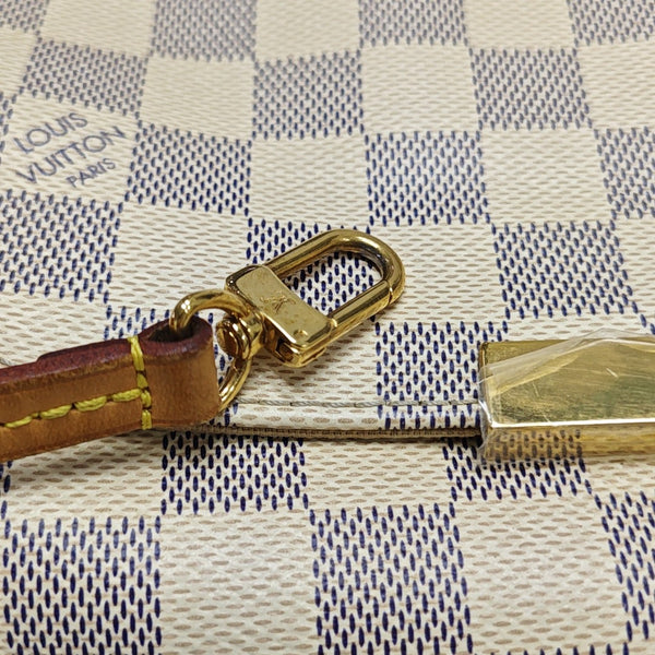 FAVORITE PM Damier Azur Coated Canvas White