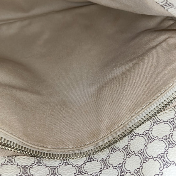 Coated Canvas Tote Bag White