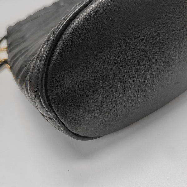 GG Marmont Mini Quilted Calfskin Black