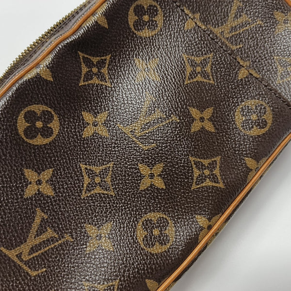 GANGE Monogram Coated Canvas Brown
