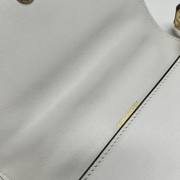 Olympia Mini Quilted Lambskin White