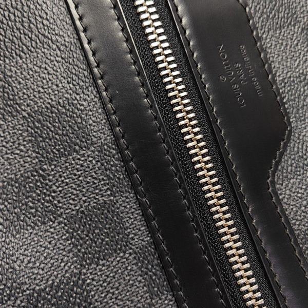 Damier Graphite Coated Canvas Shoulder Bag Gray