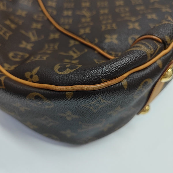 GALLIERA Monogram Coated Canvas Brown