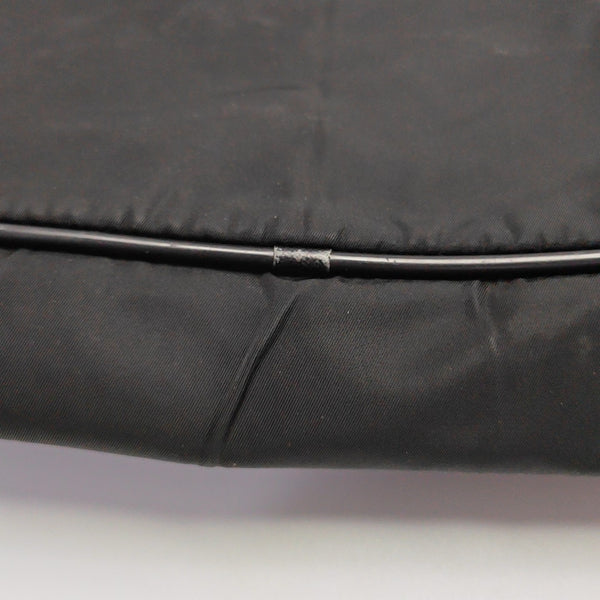Nylon Top Handle Bag Black