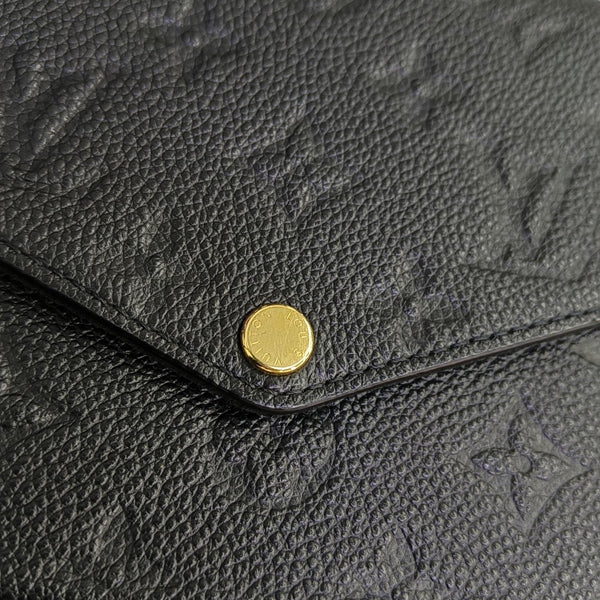 FÉLICIE Mini Monogram Calfskin Black