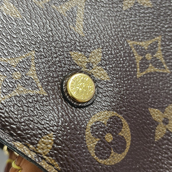 MONTAIGNE Monogram Coated Canvas Brown