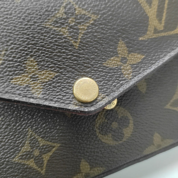 FÉLICIE Monogram Coated Canvas Brown