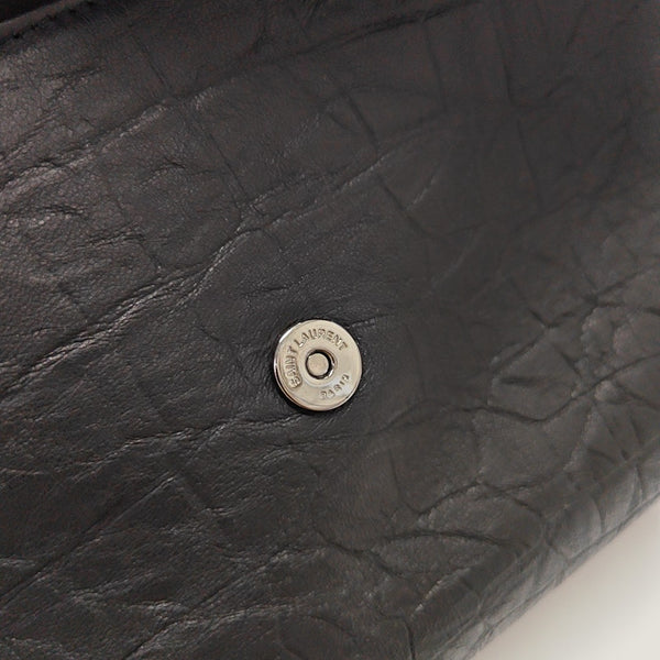 Calfskin Shoulder Bag Black