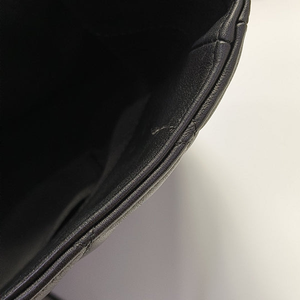SURPIQUE Quilted Calfskin Black