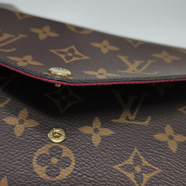 FÉLICIE Monogram Coated Canvas Brown