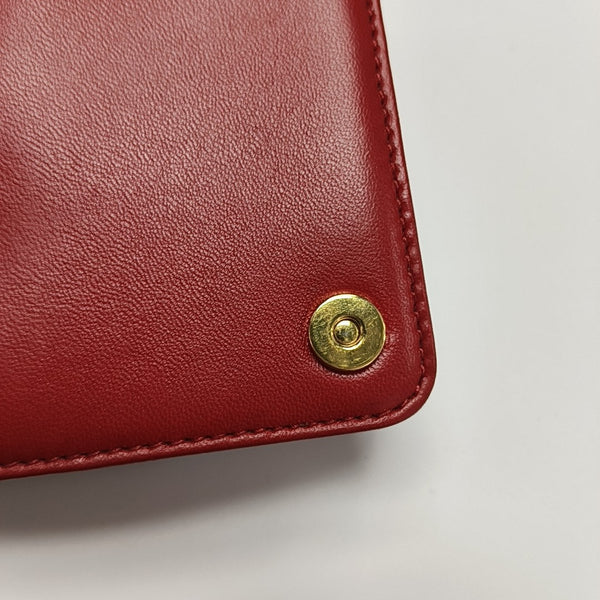 Mini Bag Quilted Lambskin Red