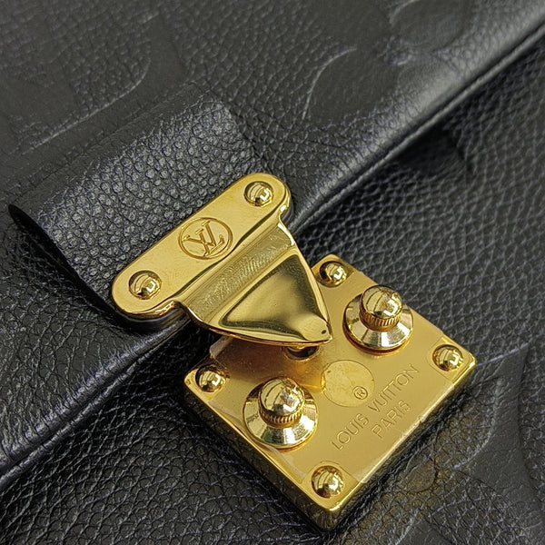 MADELEIN Monogram Calfskin Black