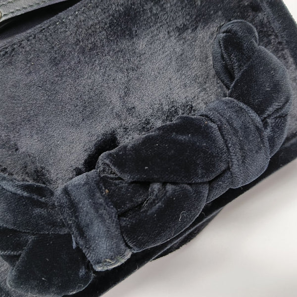 Fabric Shoulder Bag Black
