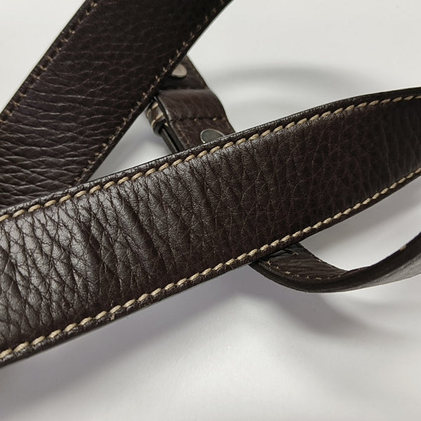 Monogram Canvas Shoulder Bag Brown