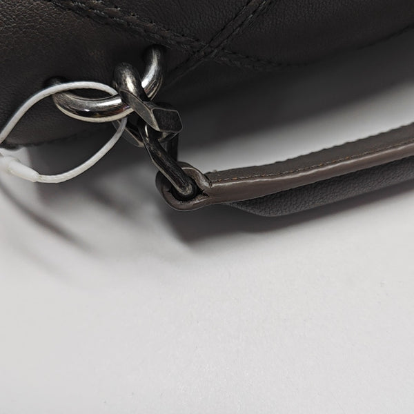 COLLEGE Medium Quilted Lambskin Gray
