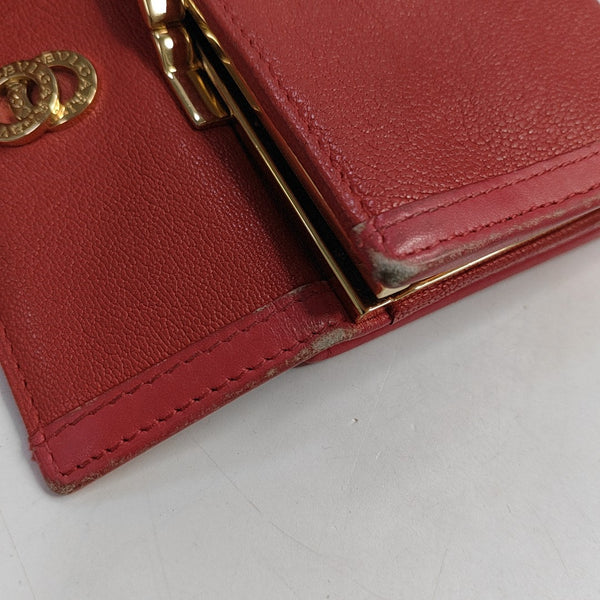 Calfskin Wallet Red