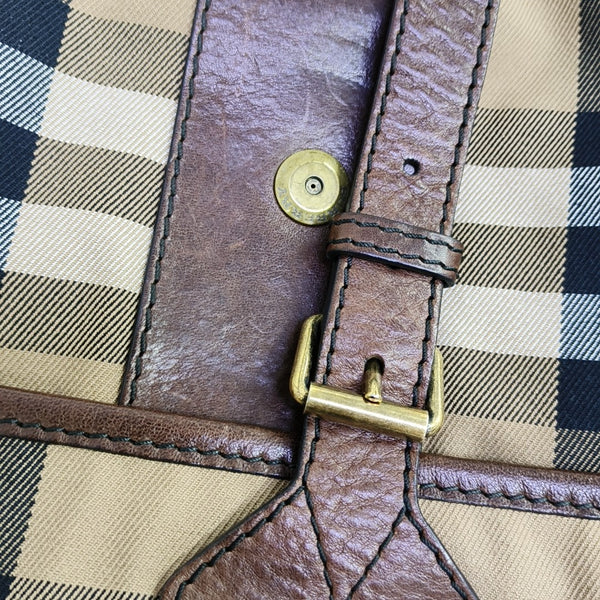 Canvas Shoulder Bag Brown