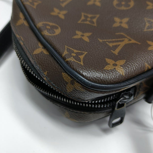 CHRISTOPHER Monogram Coated Canvas Brown