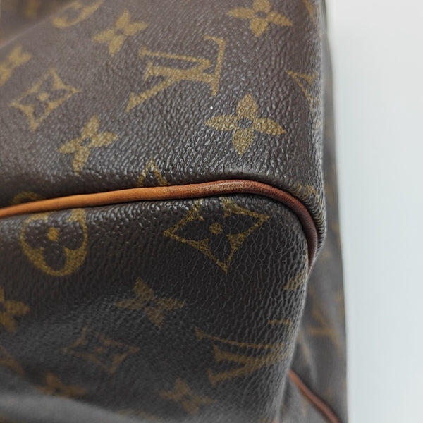 SPEEDY 30 Monogram Coated Canvas Brown