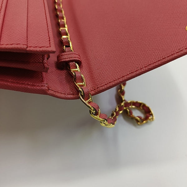 Calfskin Shoulder Bag Pink