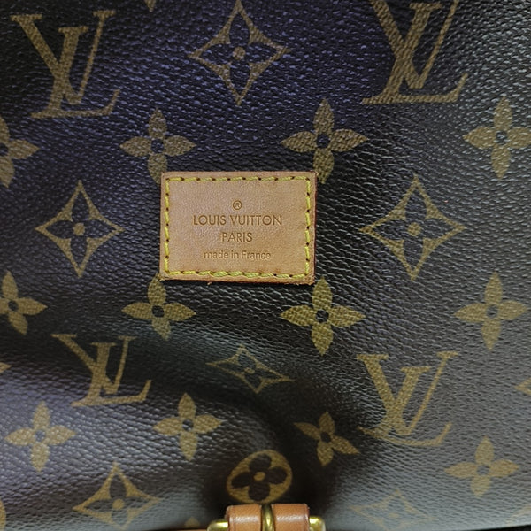 SAUMUR 30 Monogram Coated Canvas Brown