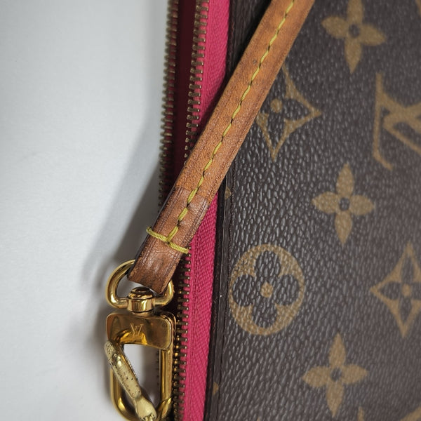 NEVERFULL BB Monogram Coated Canvas Brown