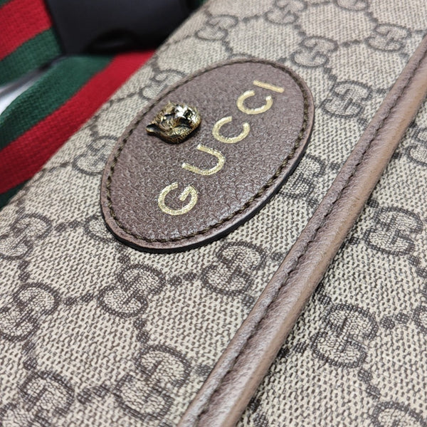 Neo Vintage Monogram Coated Canvas Beige