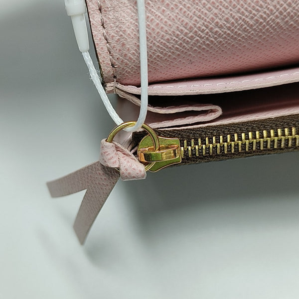 ROSALIE Monogram Coated Canvas Brown Card Holder