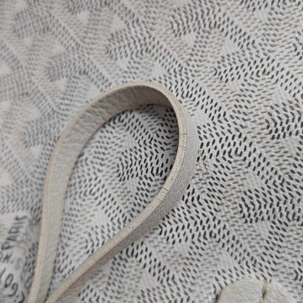 Anjou Mini Coated Canvas White