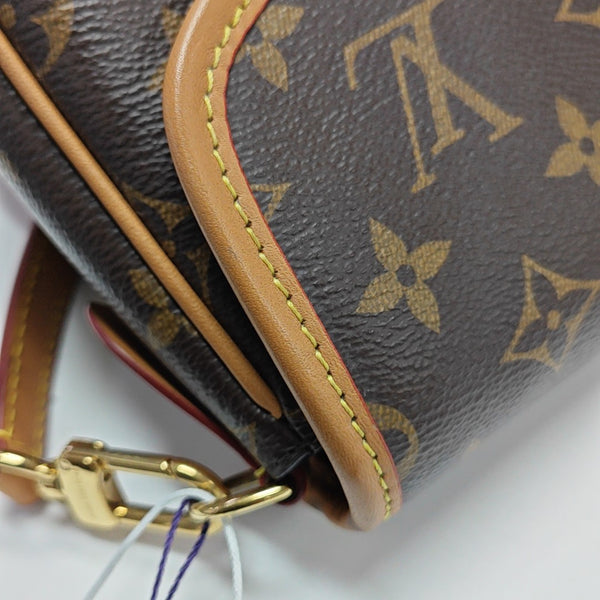 DIANE Monogram Coated Canvas Brown