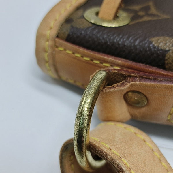 NOÉ BB Monogram Coated Canvas Brown