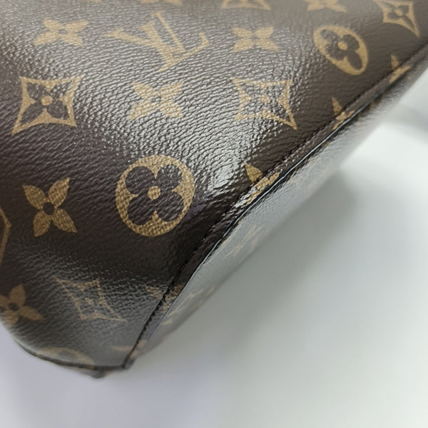 NÉONOÉ MM Monogram Coated Canvas Brown