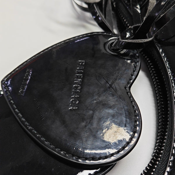 Le Cagole Small Patent Leather Black