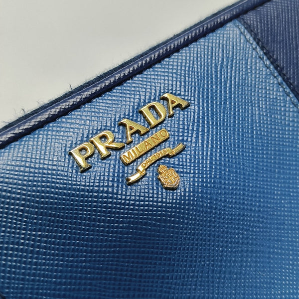 Calfskin Wallet Blue