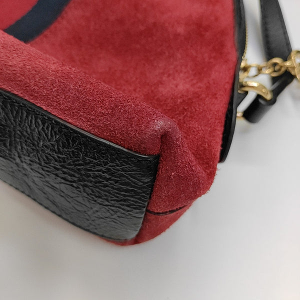Ophidia Small Suede Red