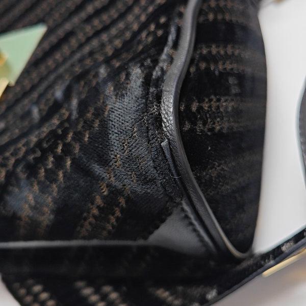Suede Shoulder Bag Black