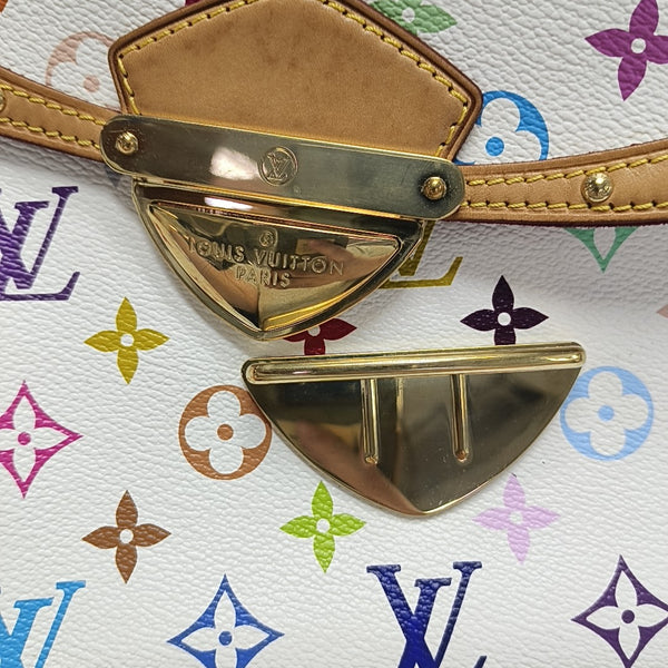 LV × TM BEVERLY MM Monogram Coated Canvas White