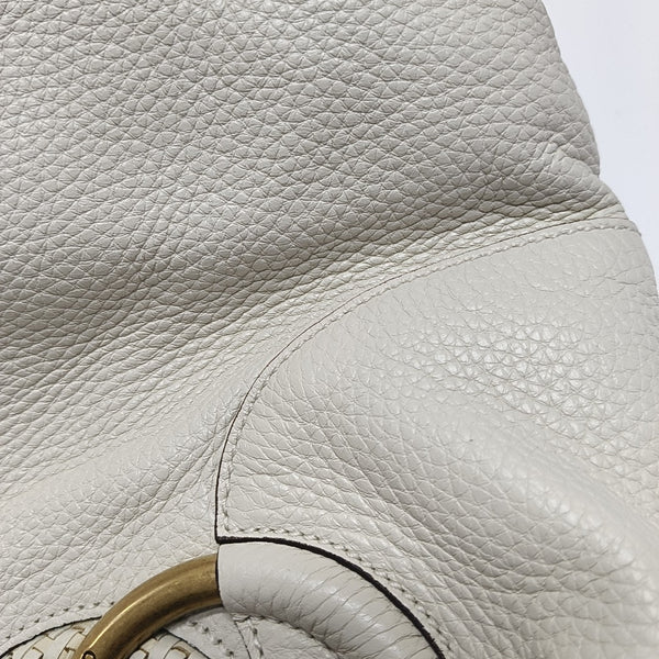 Calfskin Shoulder Bag White