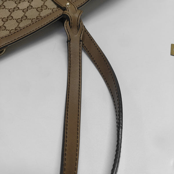 Monogram Canvas Tote Bag Beige