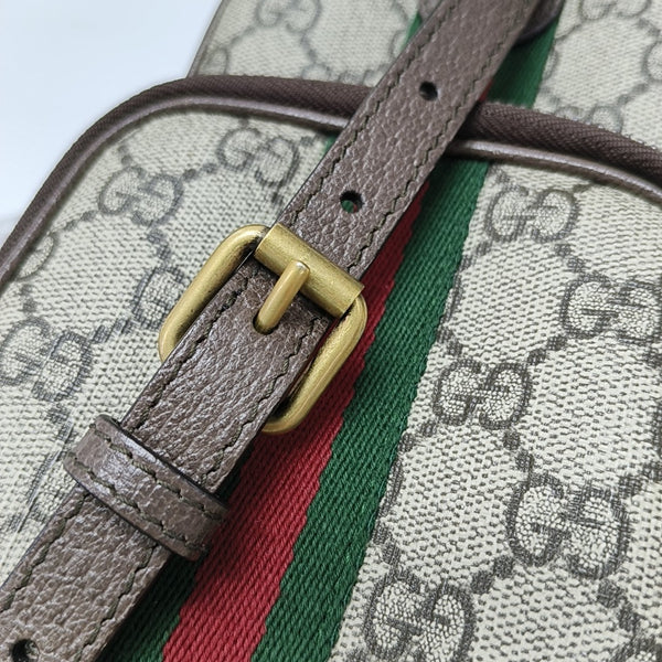 Authenticated pre-owned Ophidia Mini Monogram Coated Canvas Beige - Shoulder Bag at Looply