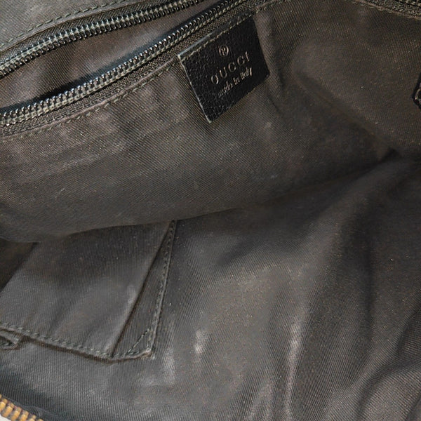 Monogram Canvas Shoulder Bag Black