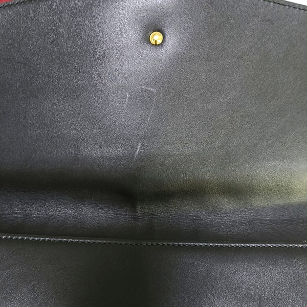Authenticated pre-owned Sylvie Calfskin Black - Clutch at Looply