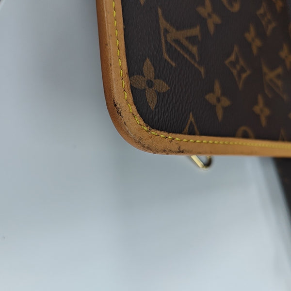 CARRYALL MM Monogram Coated Canvas Brown