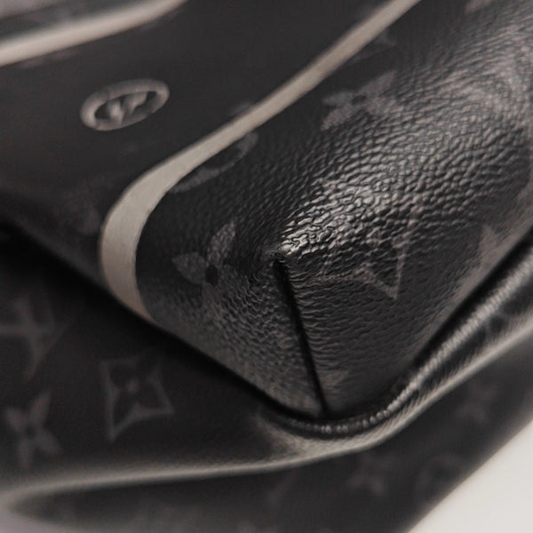 DISCOVERY PM Monogram Coated Canvas Black