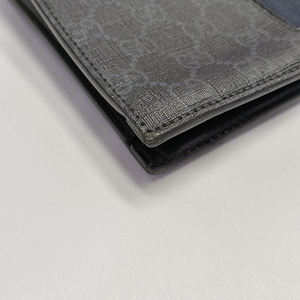 GG Supreme Monogram Coated Canvas Gray