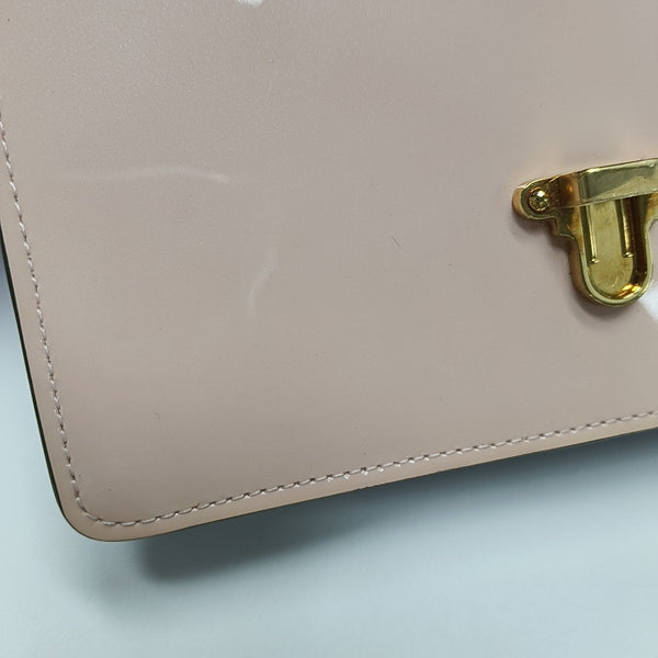 CHERRYWOOD Monogram Patent Leather Pink