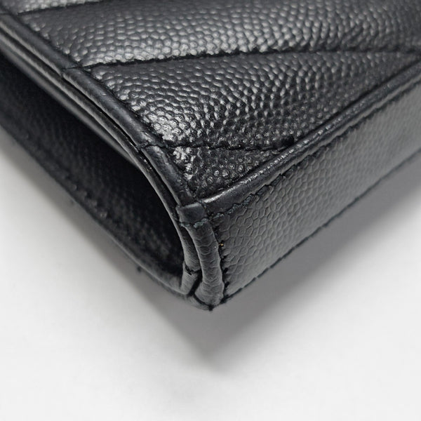 MONOGRAM Medium Chevron Calfskin Black